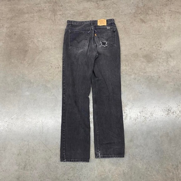 Levi's Orange tab Jeans Black Straight leg Vintage Men's 32x32 M - Picture 2 of 8